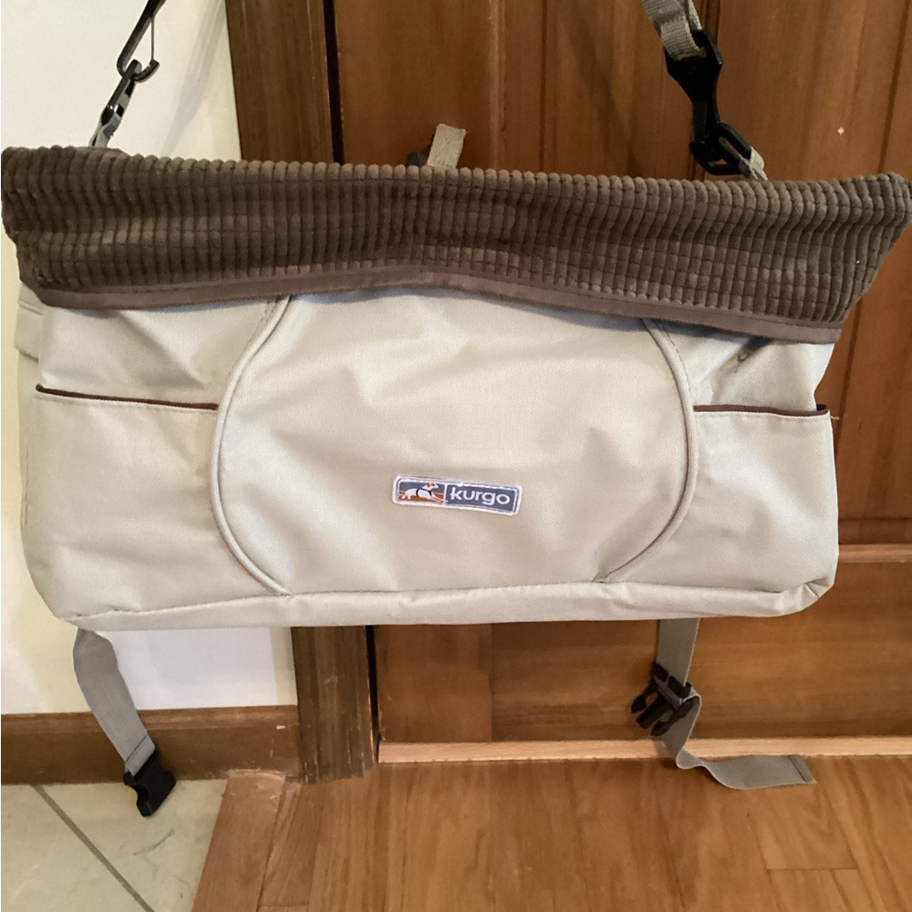 Kurgo Tan and Brown Dog Car Seat